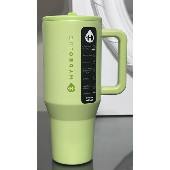 HydroJug 40oz Traveler, HONEYDEW- RETIRED COLOR - Picture 1 of 4